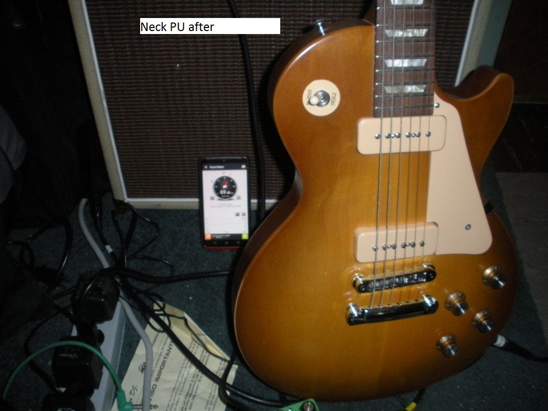 Shielding a P90 Les Paul test The Gear Page